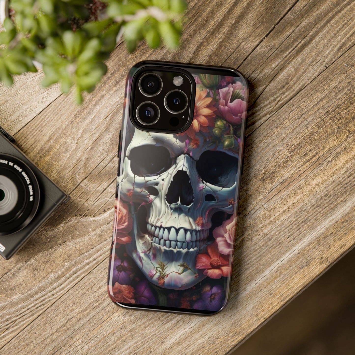 SkullFlowers Phone Case | Tough Cases, Trendy Phone Accessory,