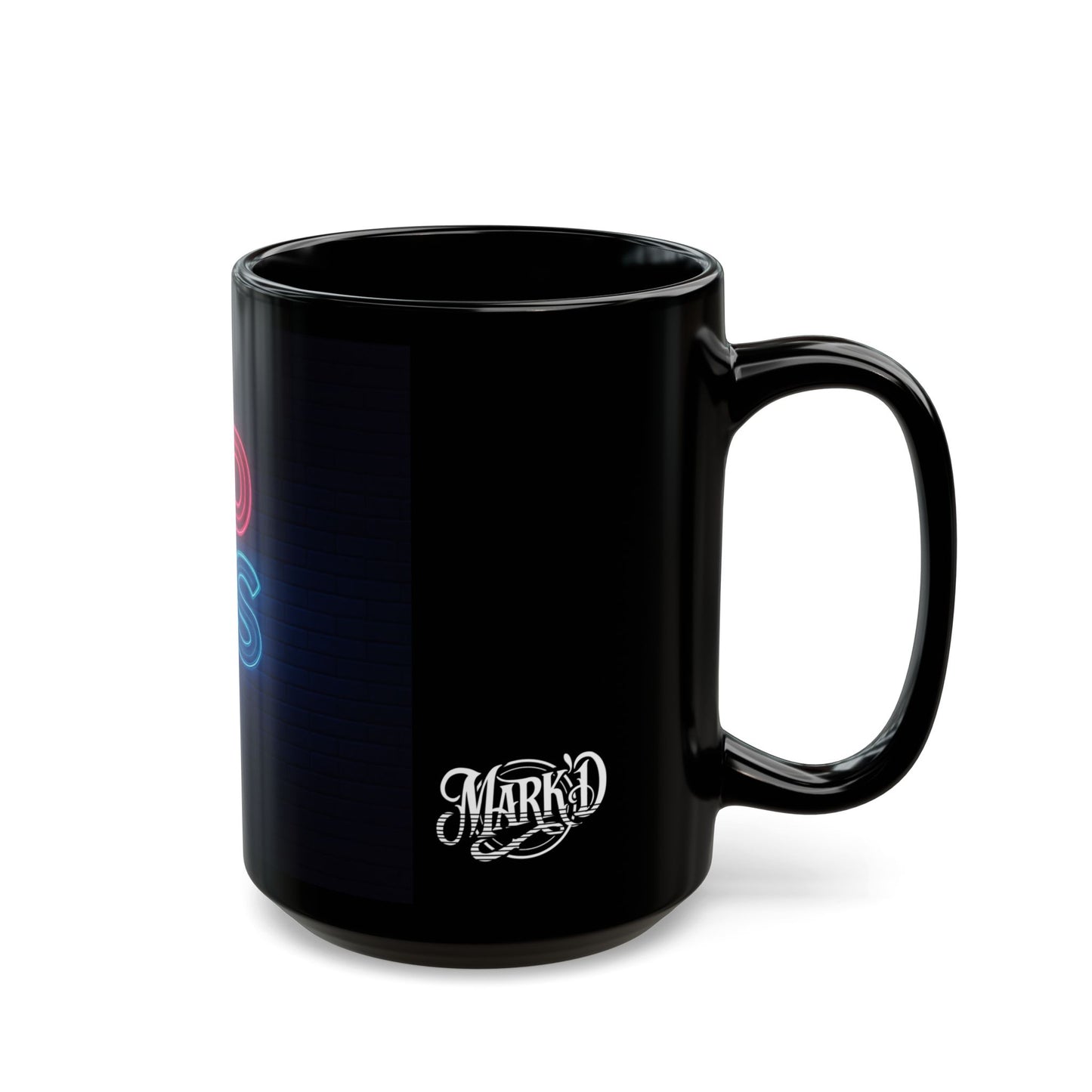 Good Vibes Only Mug, Black 11oz/15oz Coffee Cup, DarkArt