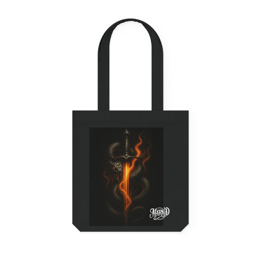 Mystic/Gothic Snake Woven Tote Bag/ DarkArt Bag