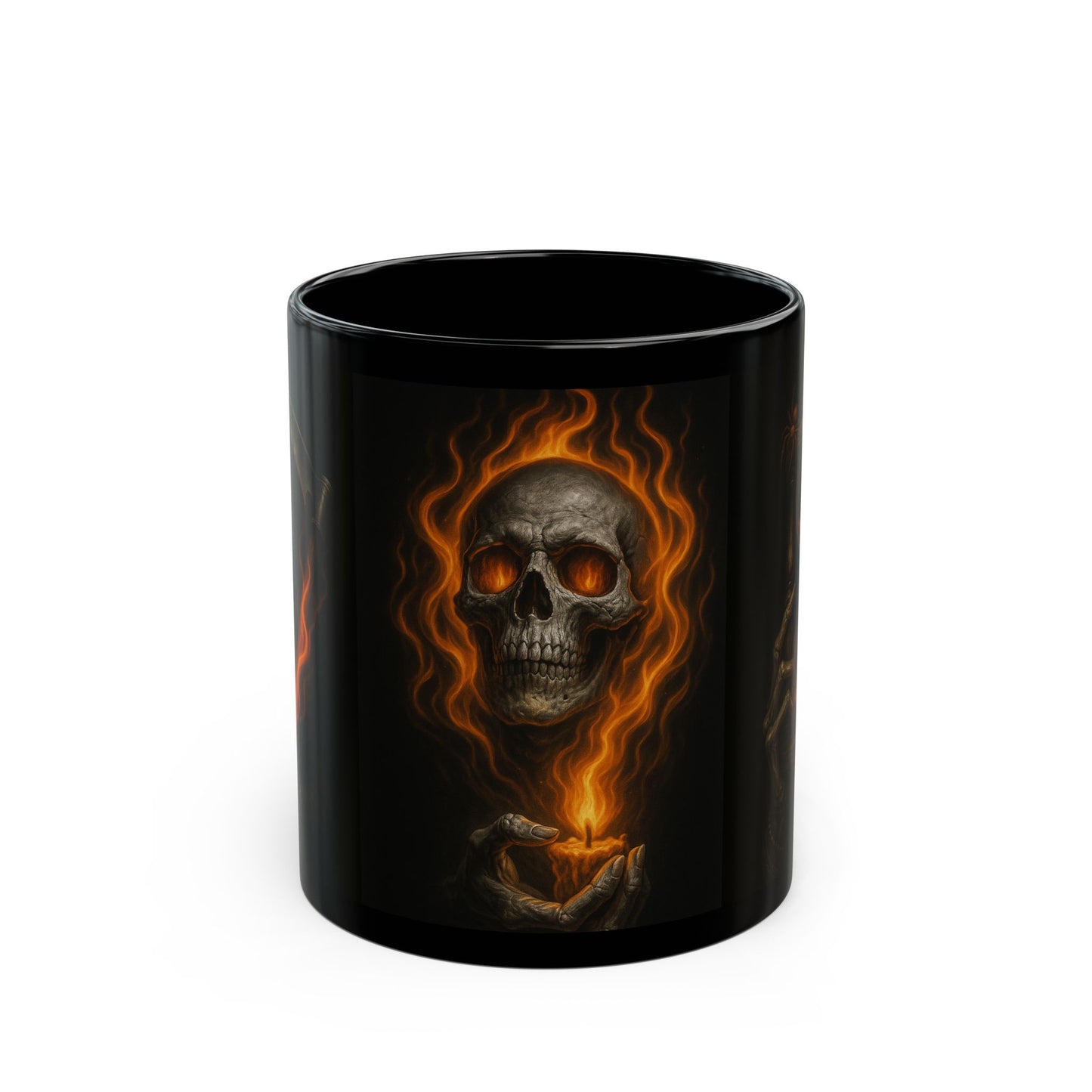 Gothic Fantasy Mug, Black 11oz/15oz Coffee Cup, DarkArt