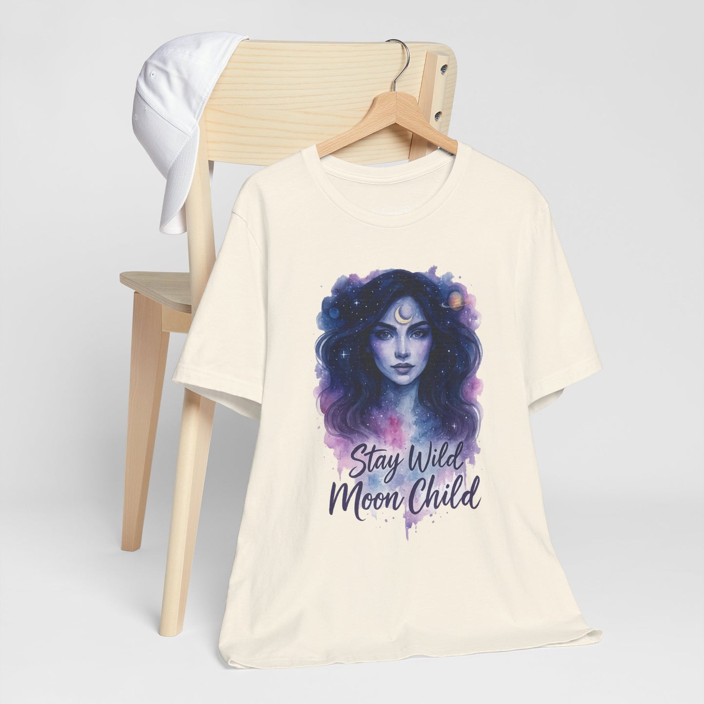 Watercolor/ Space Girl 2/ Unisex Tee