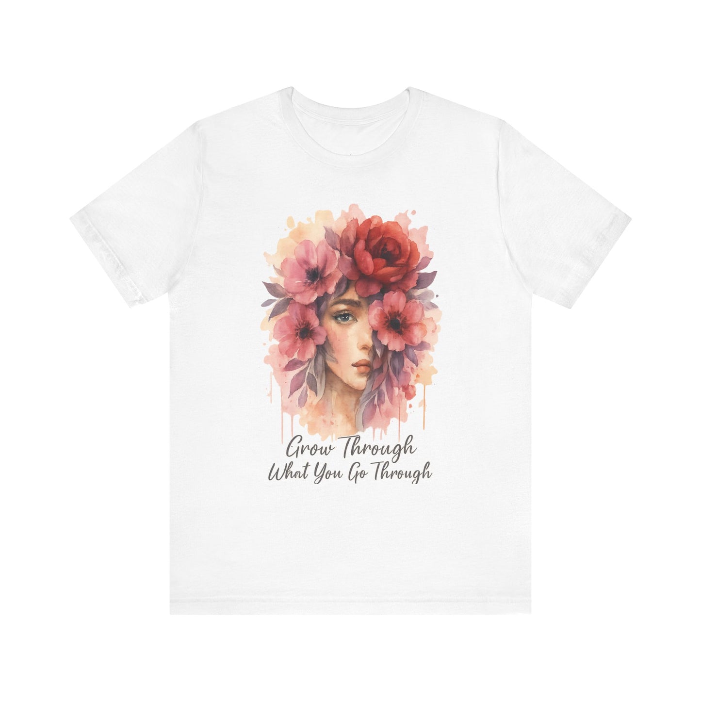 Watercolor/ Grow Through/ Unisex Tee
