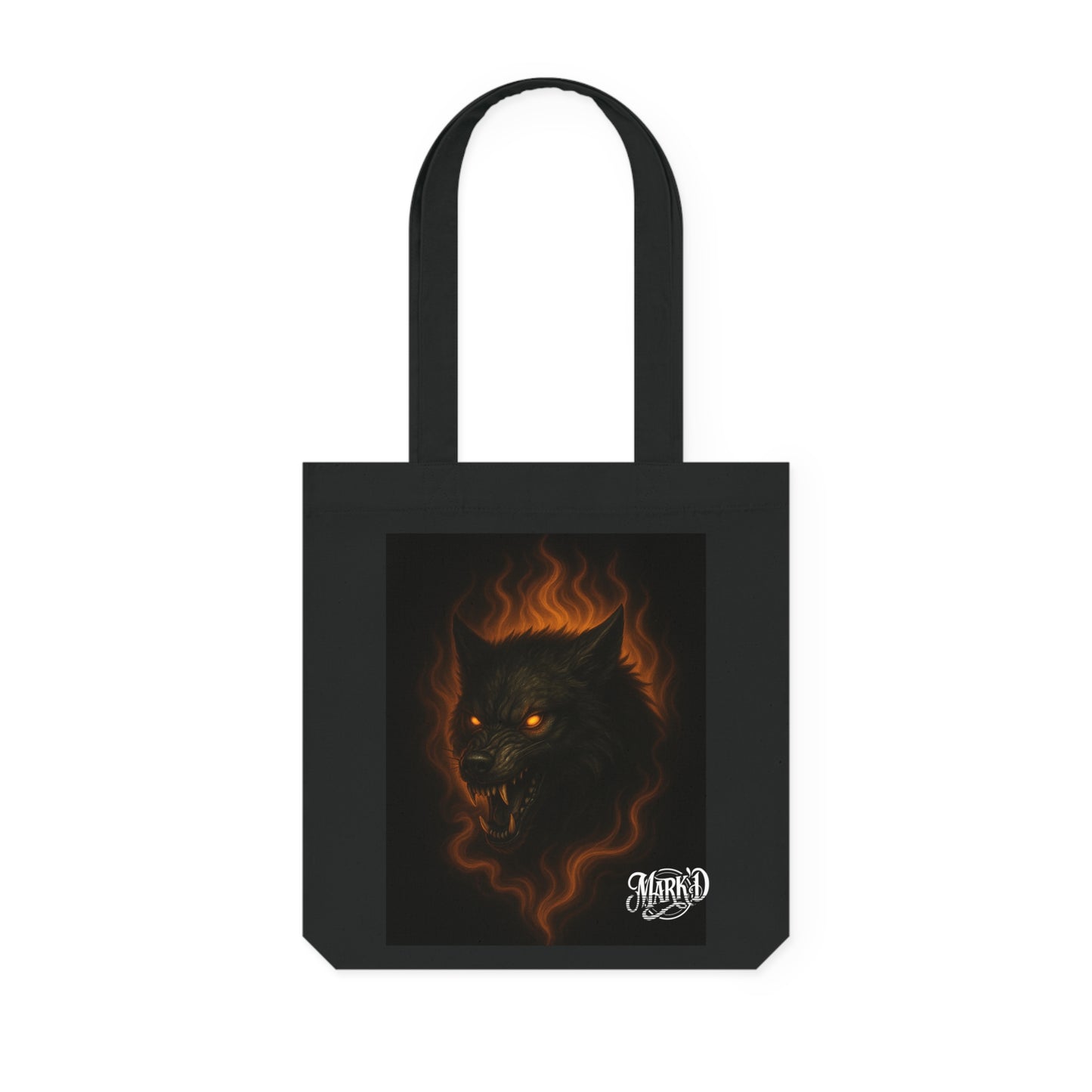 Mystic/Gothic Wolf Woven Tote Bag/ DarkArt Bag