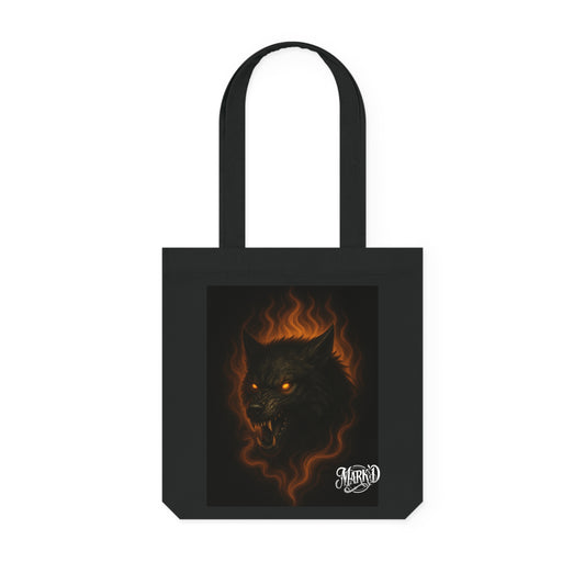 Mystic/Gothic Wolf Woven Tote Bag/ DarkArt Bag