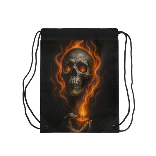 Mystic/Gothic Skull and Snake Drawstring Bag | DarkArt