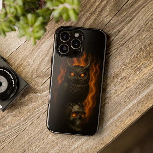 Owl and Skull Phone Case | Tough Cases, Trendy Phone Accessory,