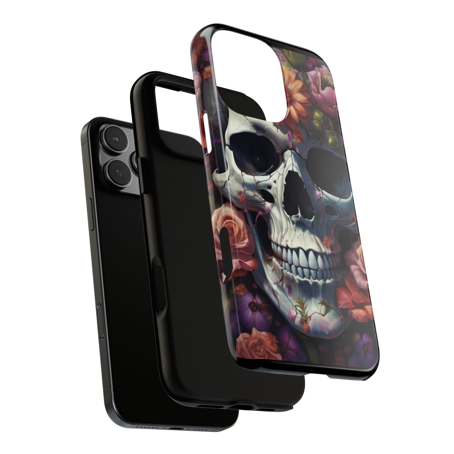 SkullFlowers Phone Case | Tough Cases, Trendy Phone Accessory,