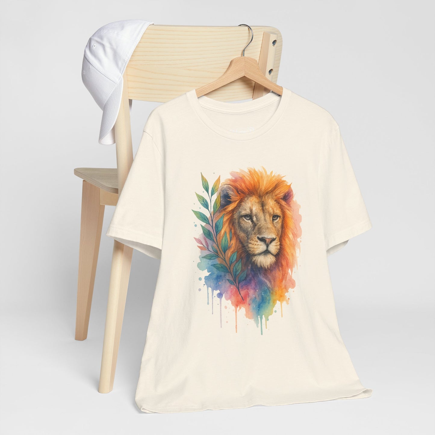 Watercolor/ Lion / Unisex Tee