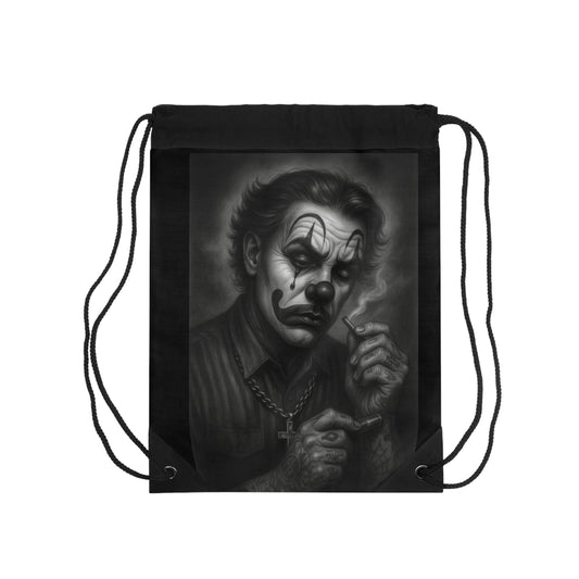 Chicano Series/Clown Drawstring Bag | BarrioArt Bag