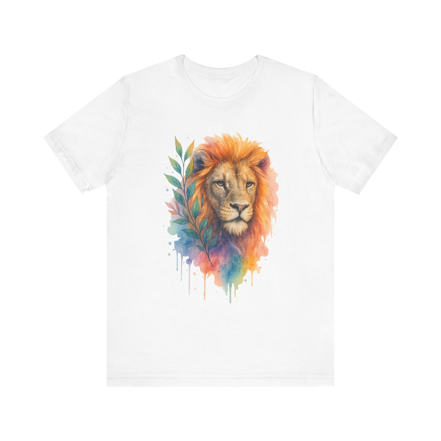 Watercolor/ Lion / Unisex Tee