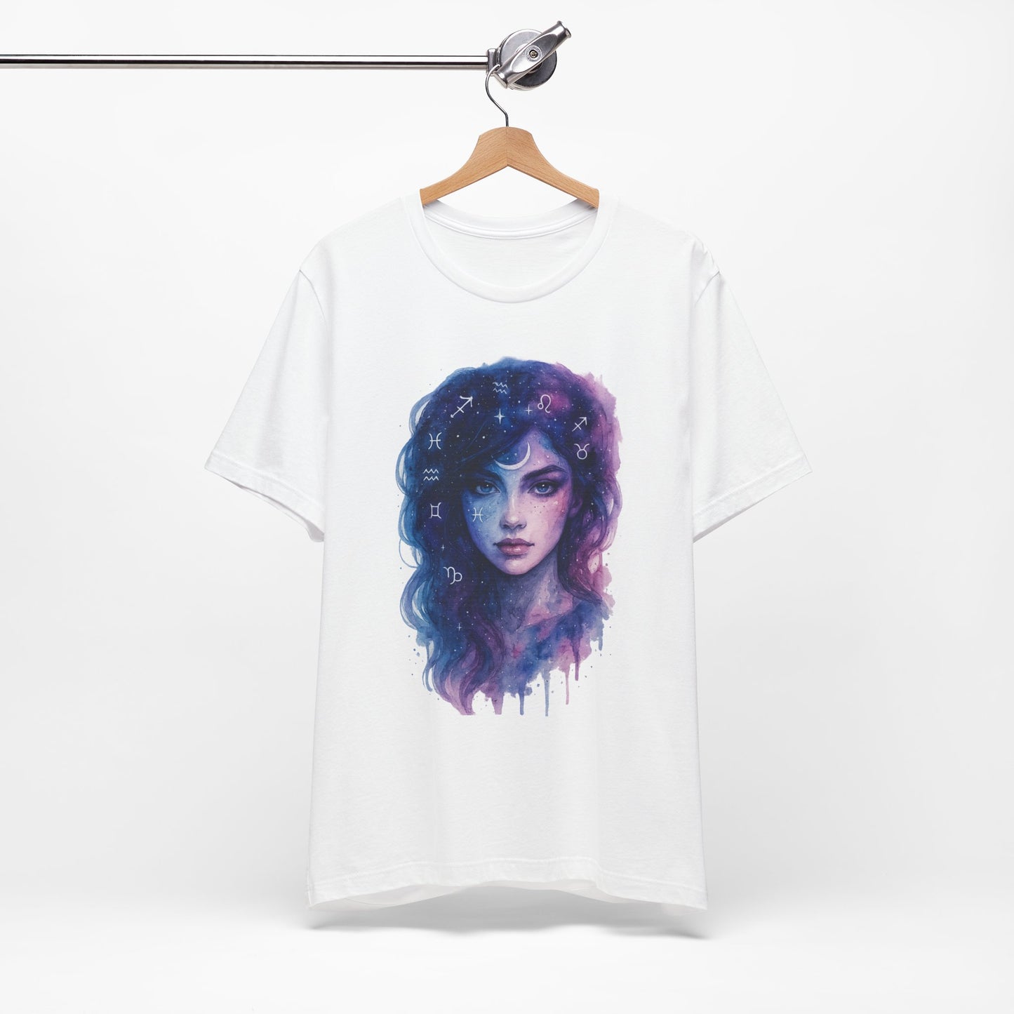 Watercolor/ Space Girl/ Unisex Tee