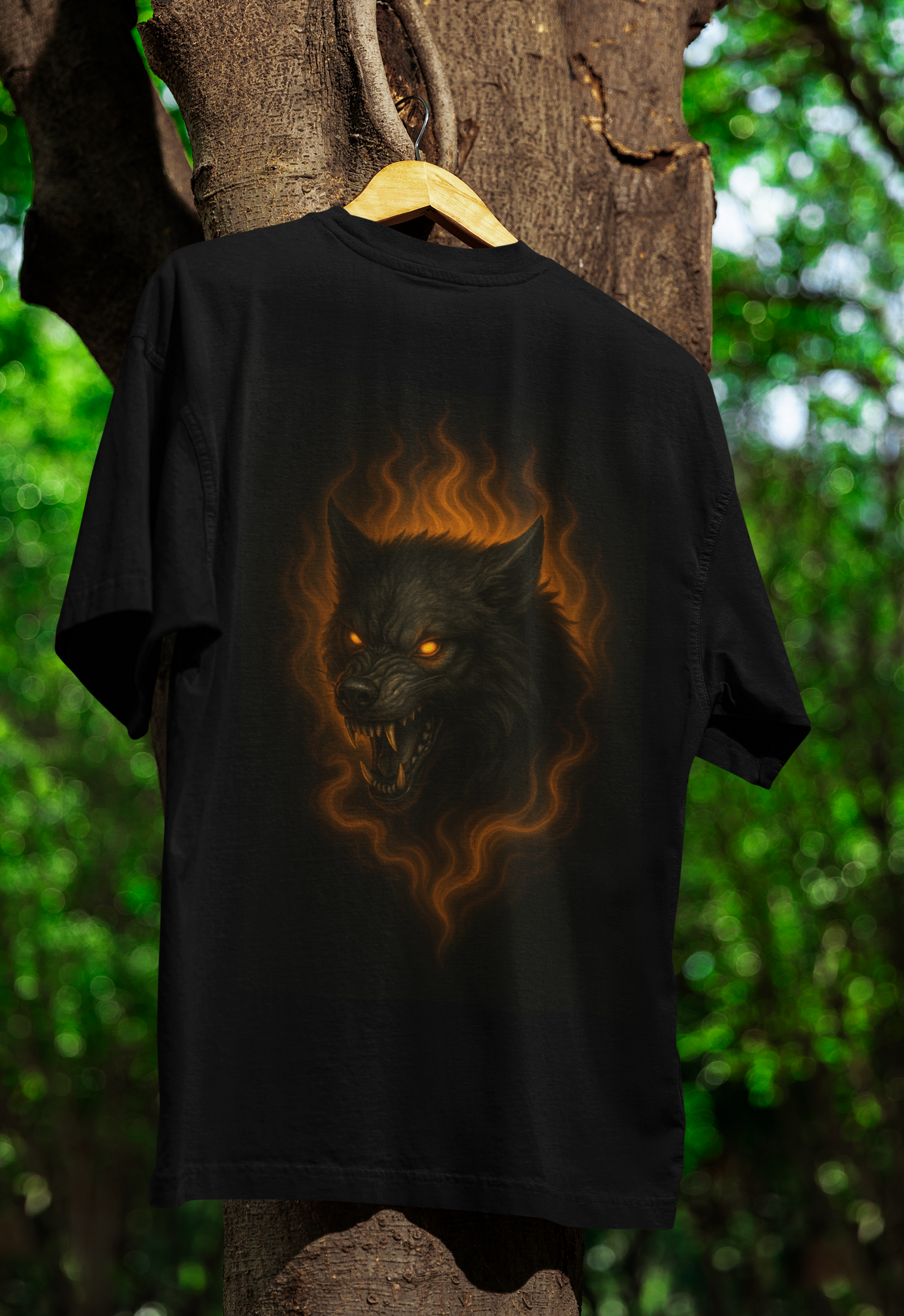 Mystic Gothic Wolf Tee / DarkArt  unisex T-shirt