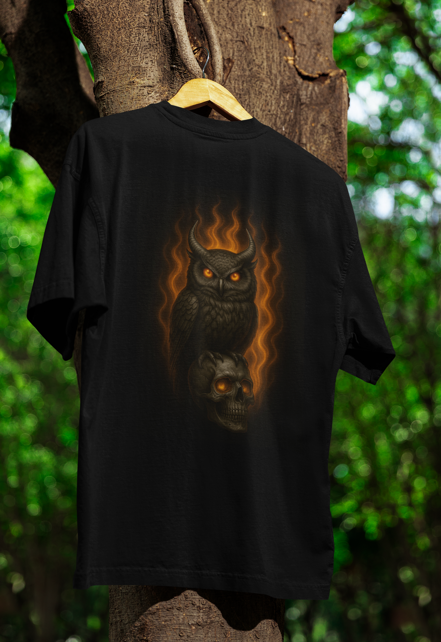 Mystic/Gothic Owl and Skull Tee / DarkArt  unisex T-shirt