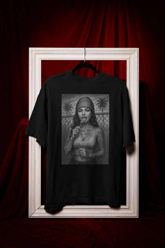 Chicano Series/Girl with lollypops  / BarrioArt