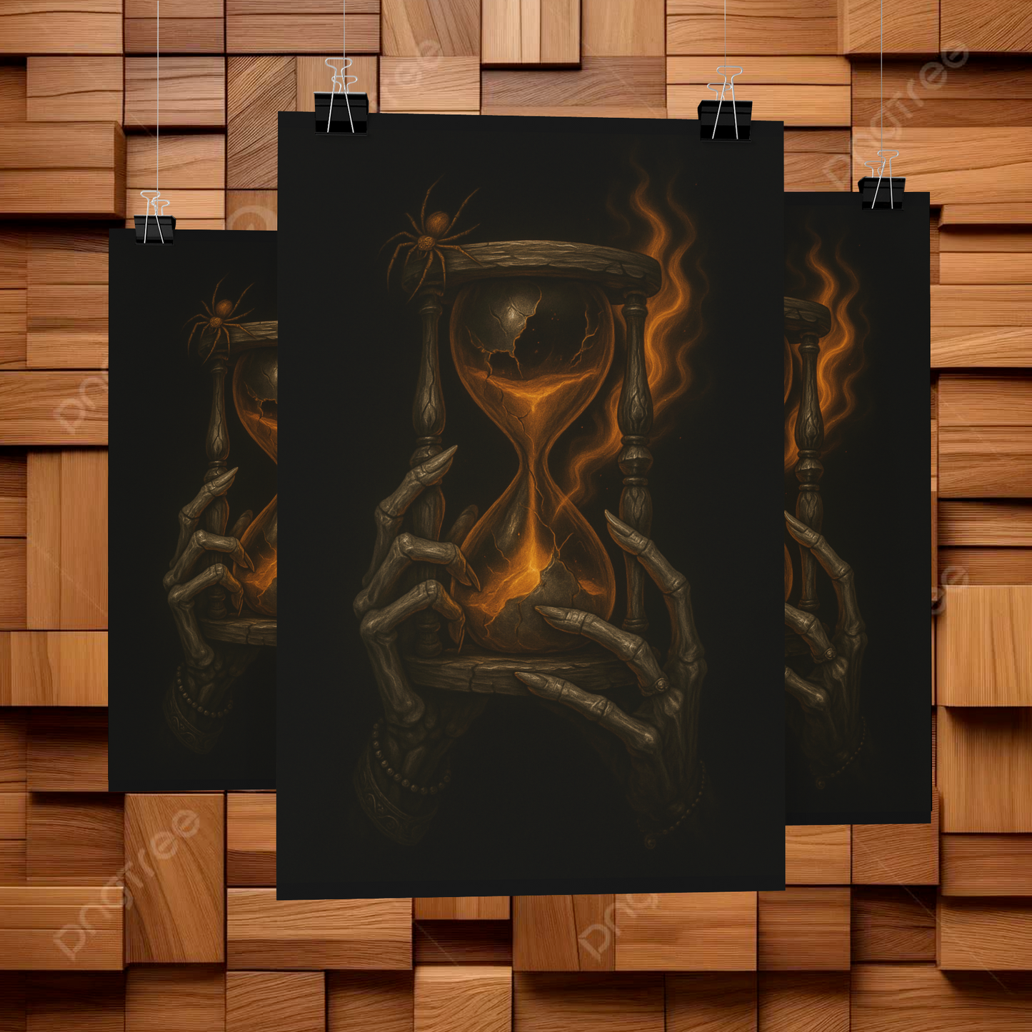 Mystic/Gothic Hourglass Poster/ DarkArt