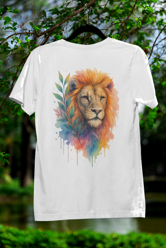 Watercolor/ Lion / Unisex Tee