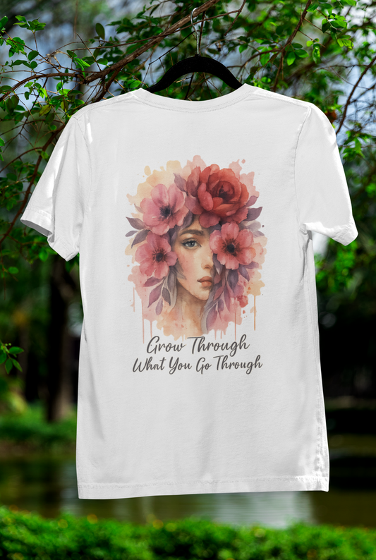 Watercolor/ Grow Through/ Unisex Tee