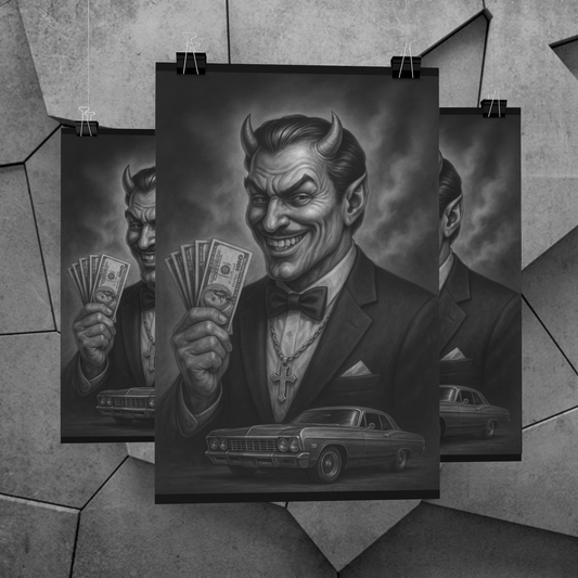 Chicano Series/Evil/ BarrioArt Poster