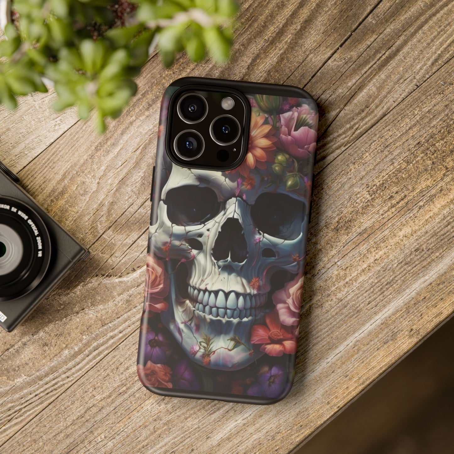 SkullFlowers Phone Case | Tough Cases, Trendy Phone Accessory,