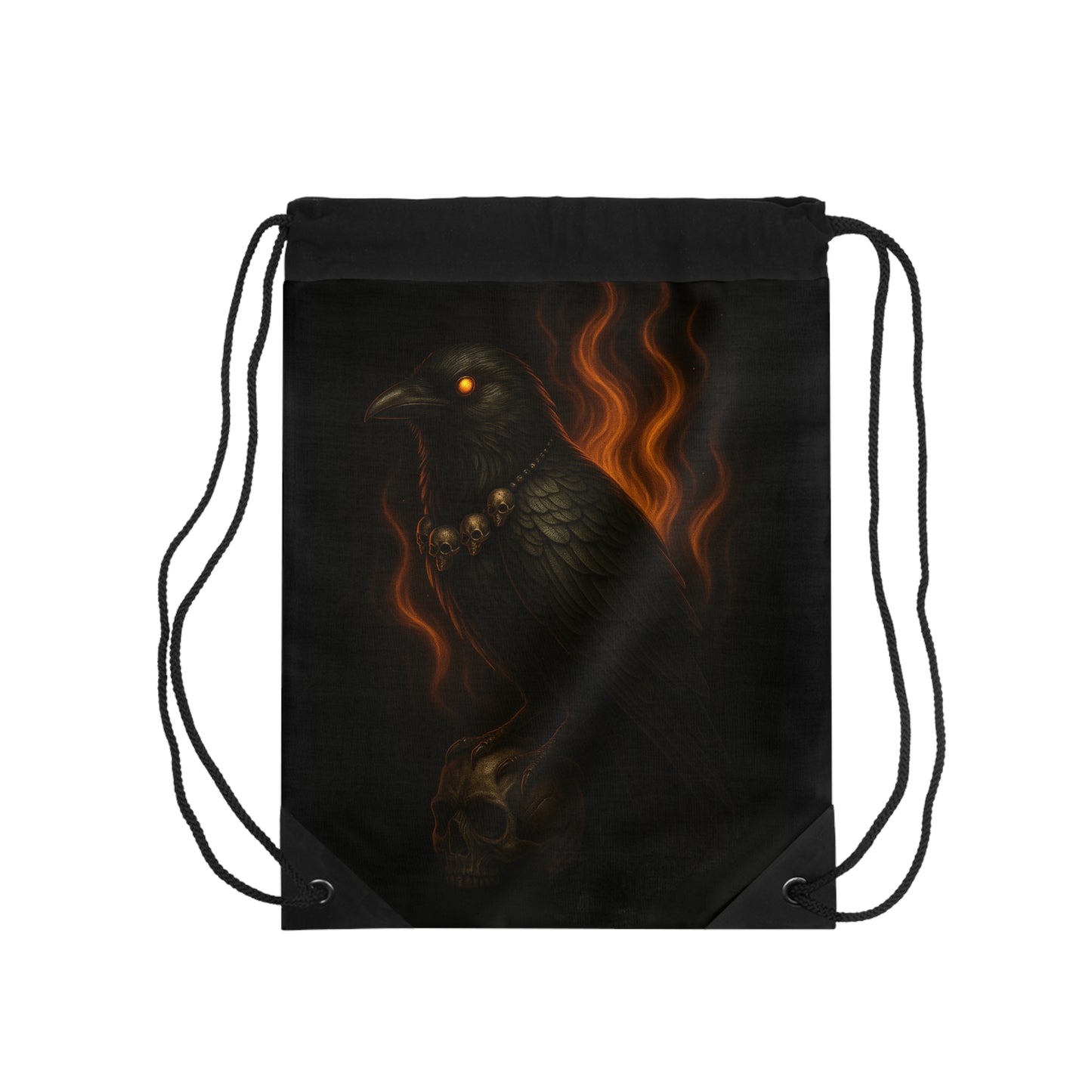Mystic/Gothic Raven Drawstring Bag | DarkArt