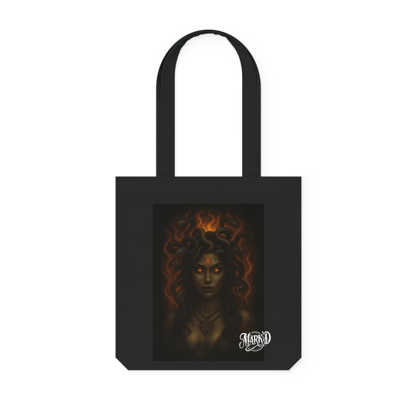Mystic/Gothic Medusa Woven Tote Bag/ DarkArt Bag