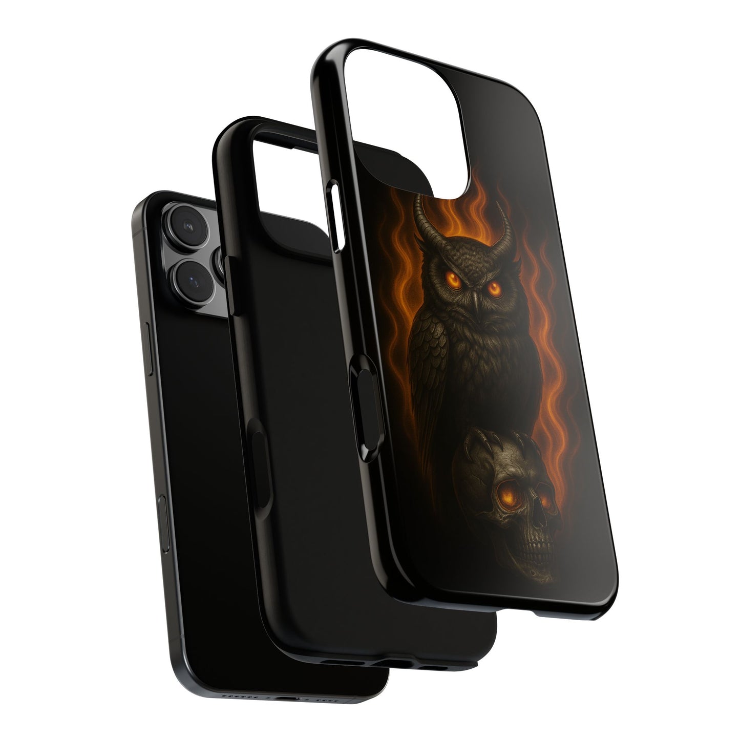 Owl and Skull Phone Case | Tough Cases, Trendy Phone Accessory,