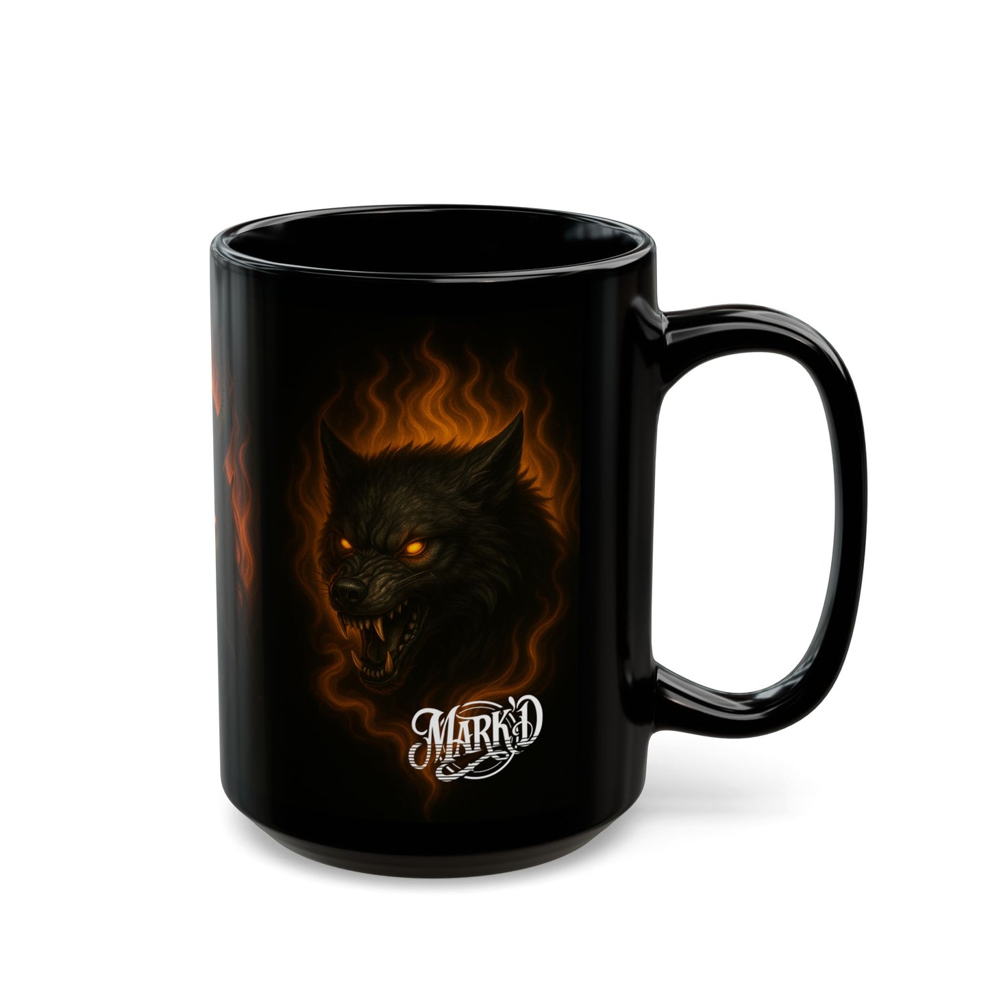 Gothic Fantasy Mug, Black 11oz/15oz Coffee Cup, DarkArt