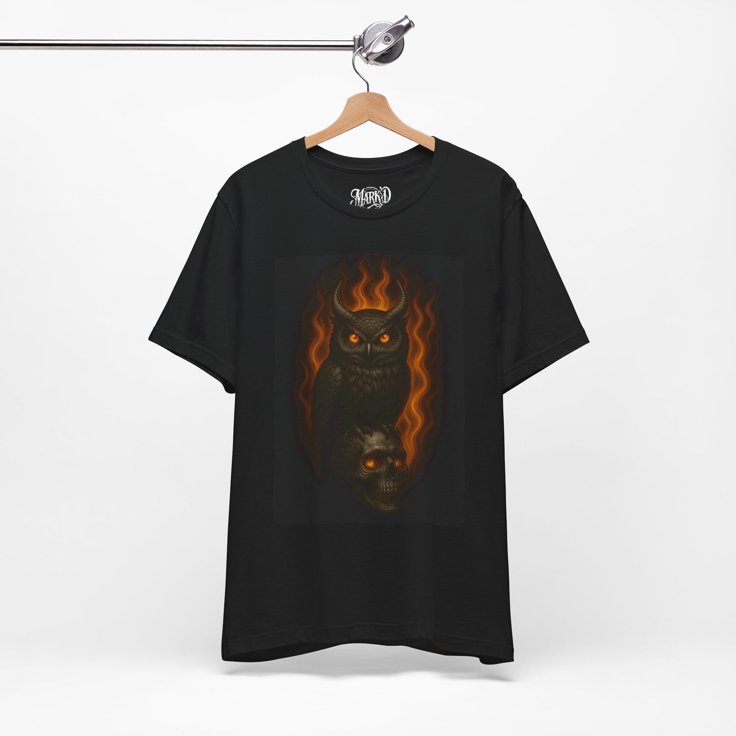 Mystic/Gothic Owl and Skull Tee / DarkArt  unisex T-shirt