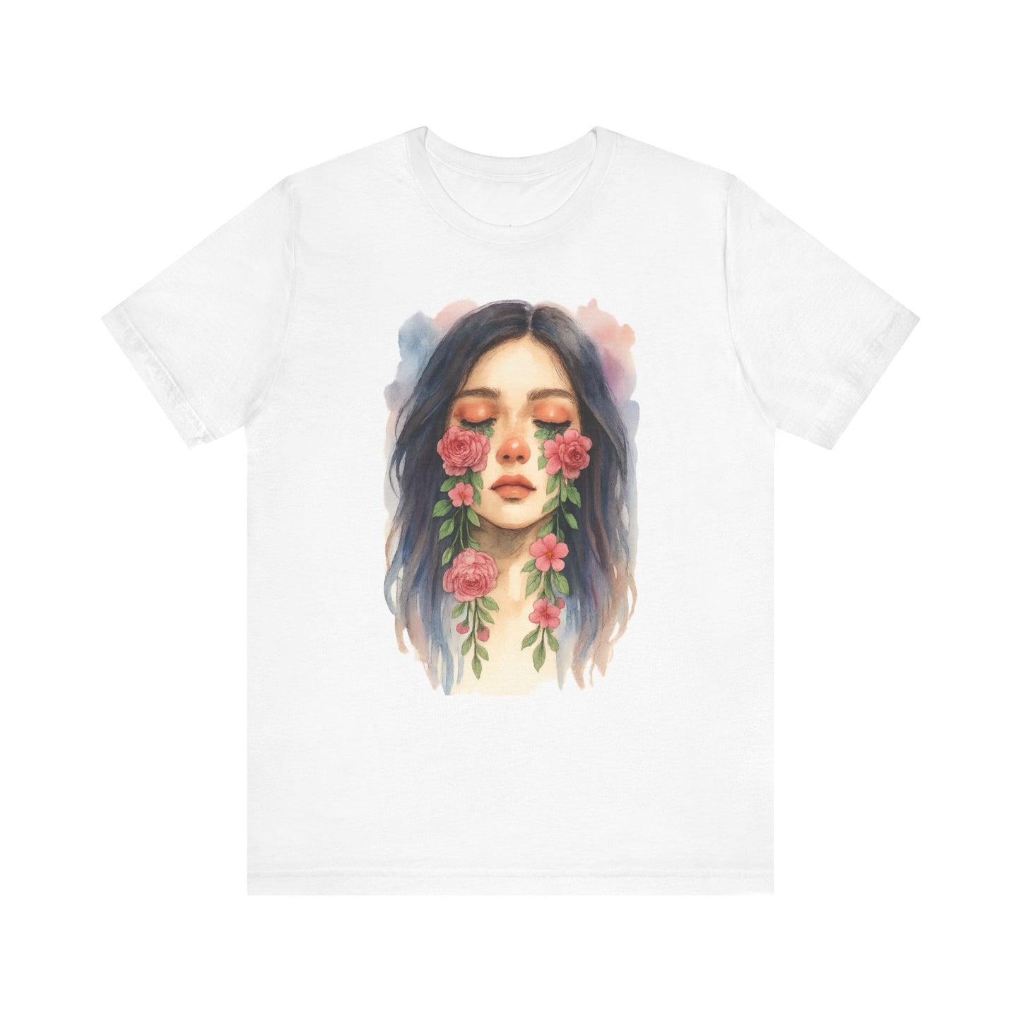 Watercolor/ Crying Girl / Unisex Tee