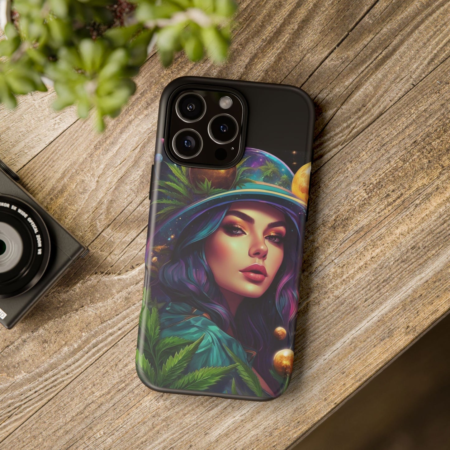Mystic Cannabis Girl Phone Case | Tough Cases, Trendy Phone Accessory,