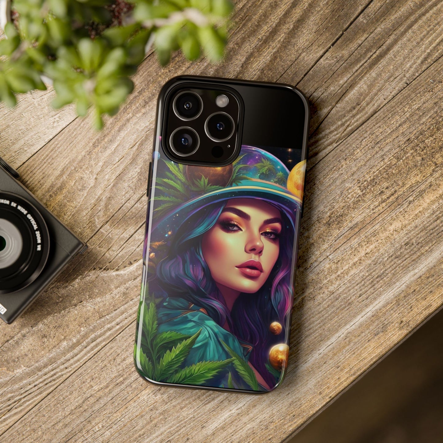 Mystic Cannabis Girl Phone Case | Tough Cases, Trendy Phone Accessory,